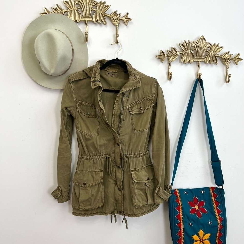 Fall Classic Talula utility jacket xs ptp 17.5” Olive Green